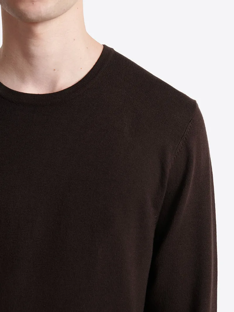 Pull à col rond 100% viscose certifiée