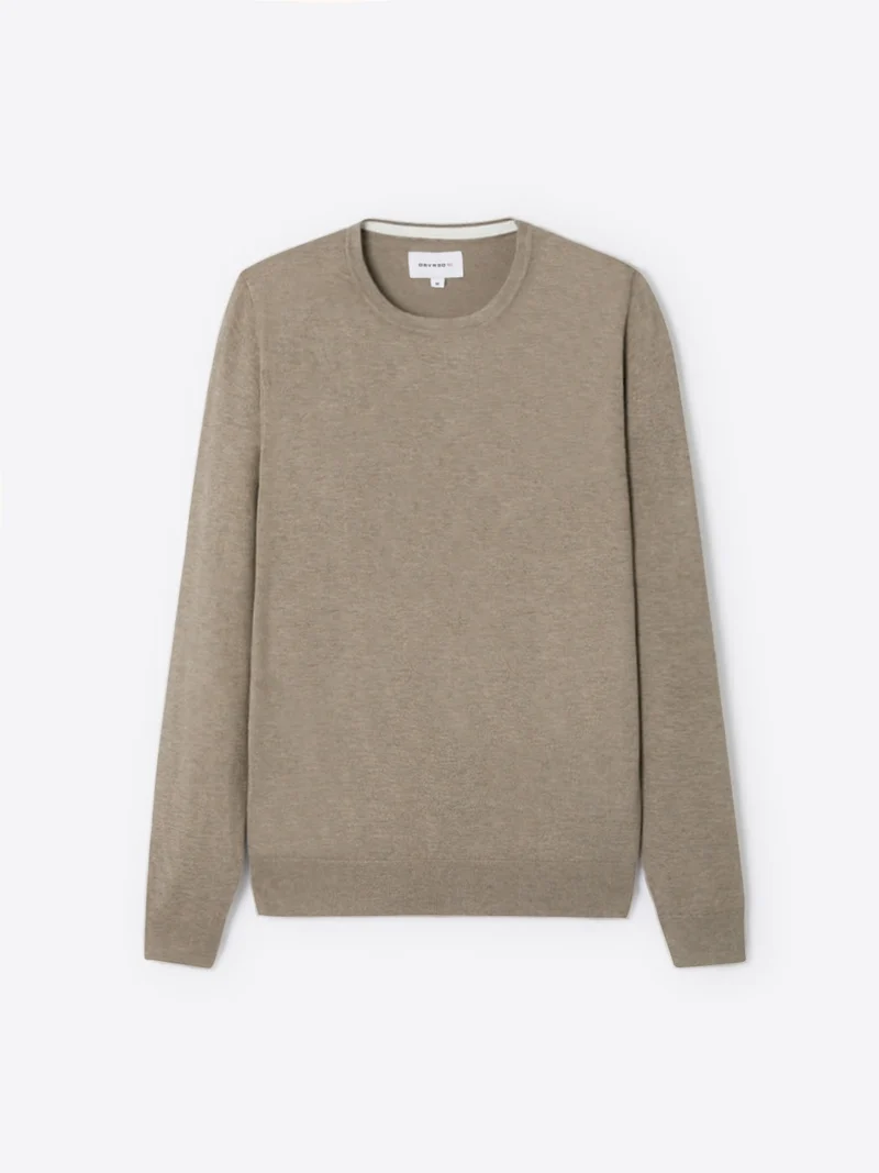 Pull col rond en jersey