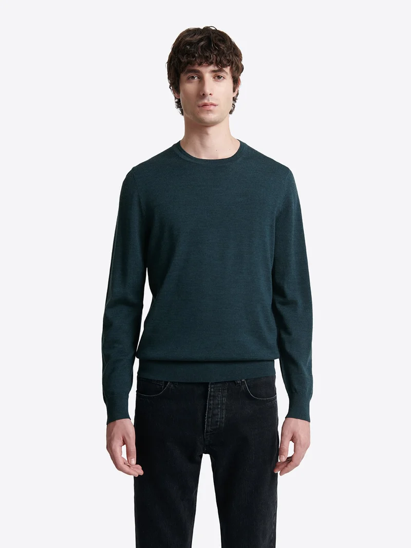 Pull col rond 100% laine mérinos