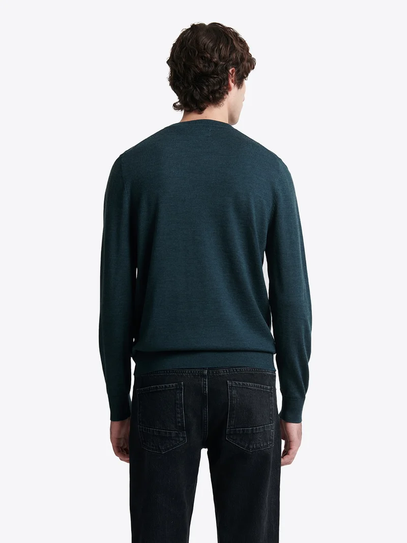 Pull col rond 100% laine mérinos