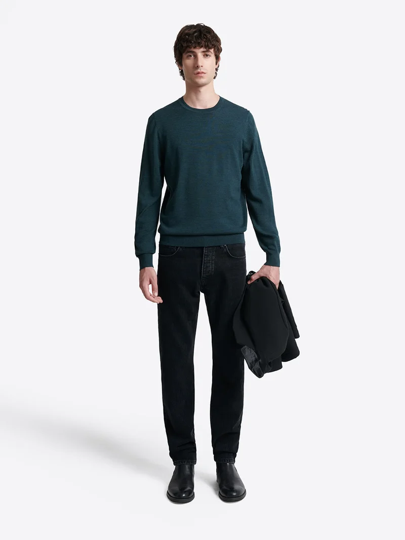 Pull col rond 100% laine mérinos