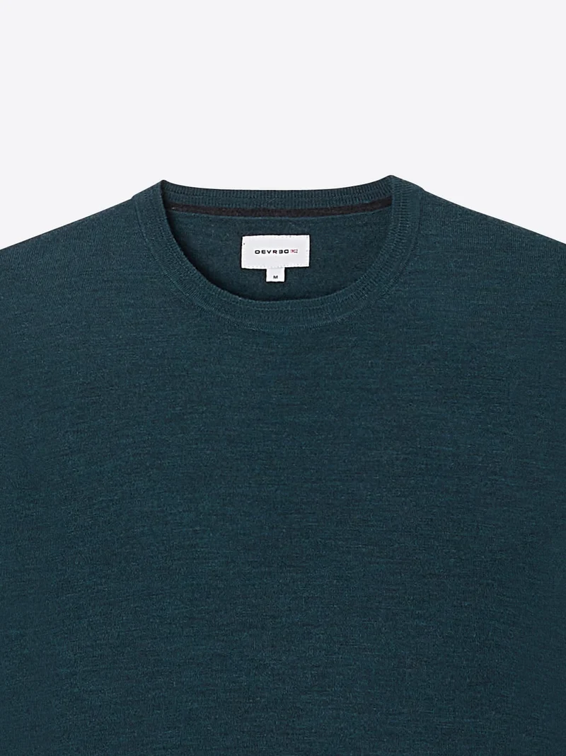 Pull col rond 100% laine mérinos