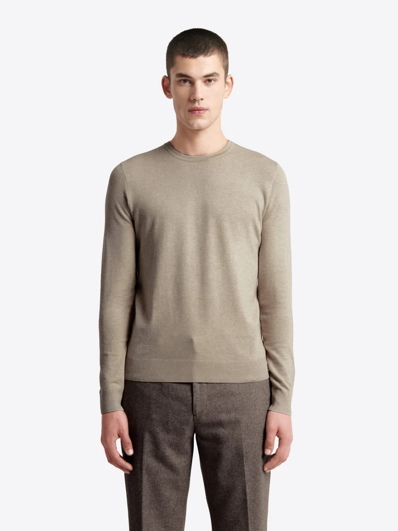 Pull à col rond 100% viscose certifiée