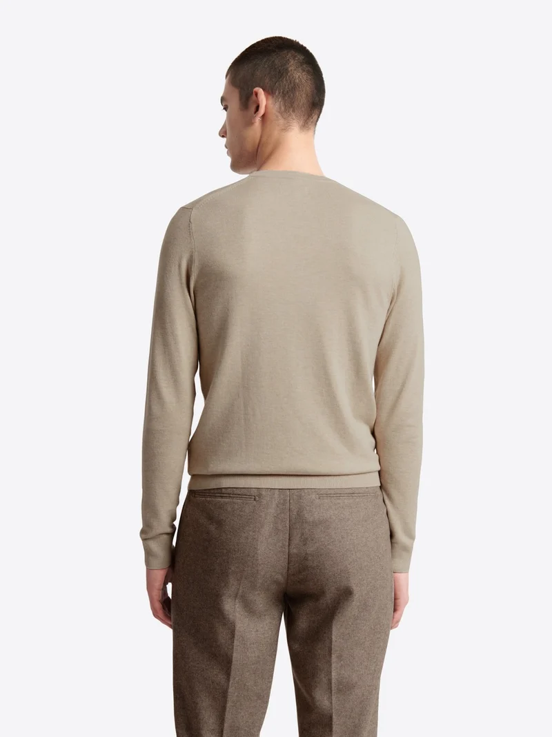 Pull à col rond 100% viscose certifiée
