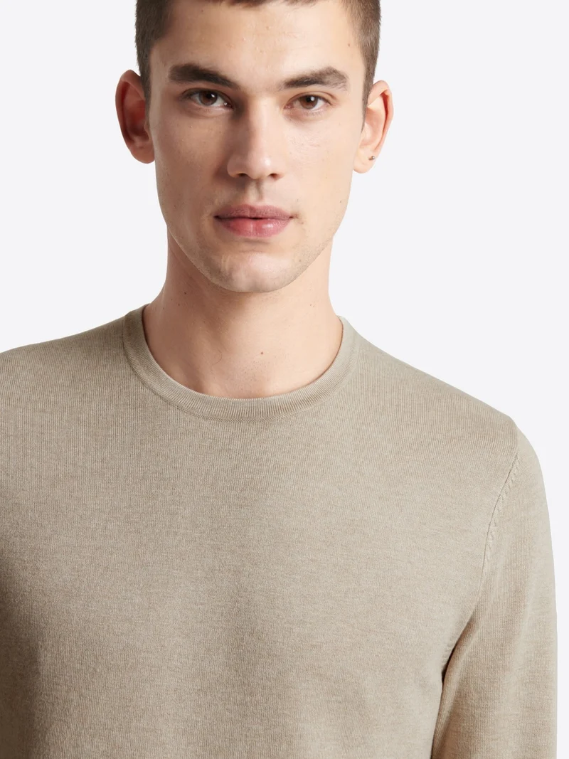 Pull à col rond 100% viscose certifiée
