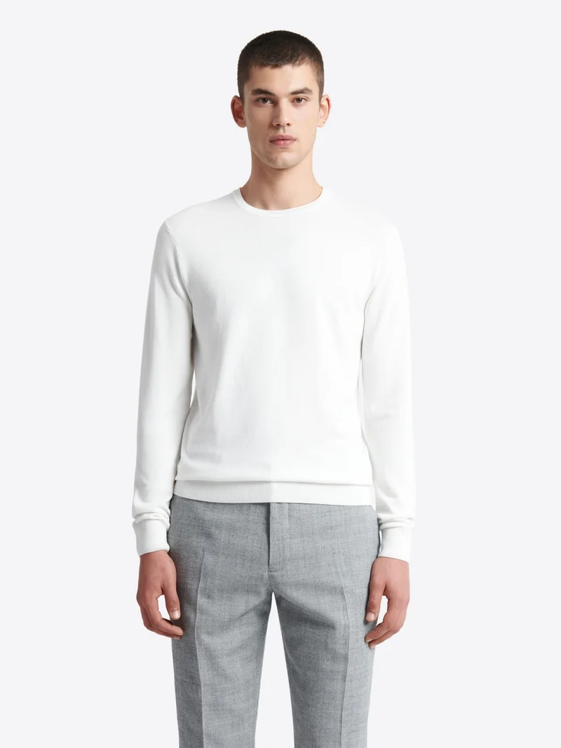 Pull à col rond 100% viscose certifiée
