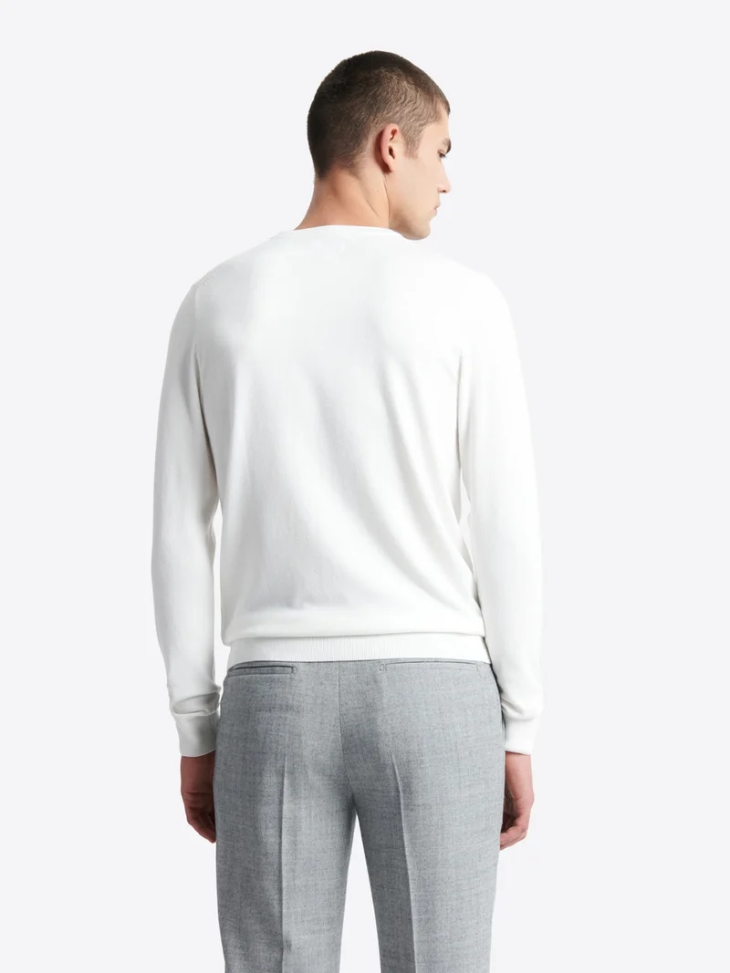 Pull à col rond 100% viscose certifiée