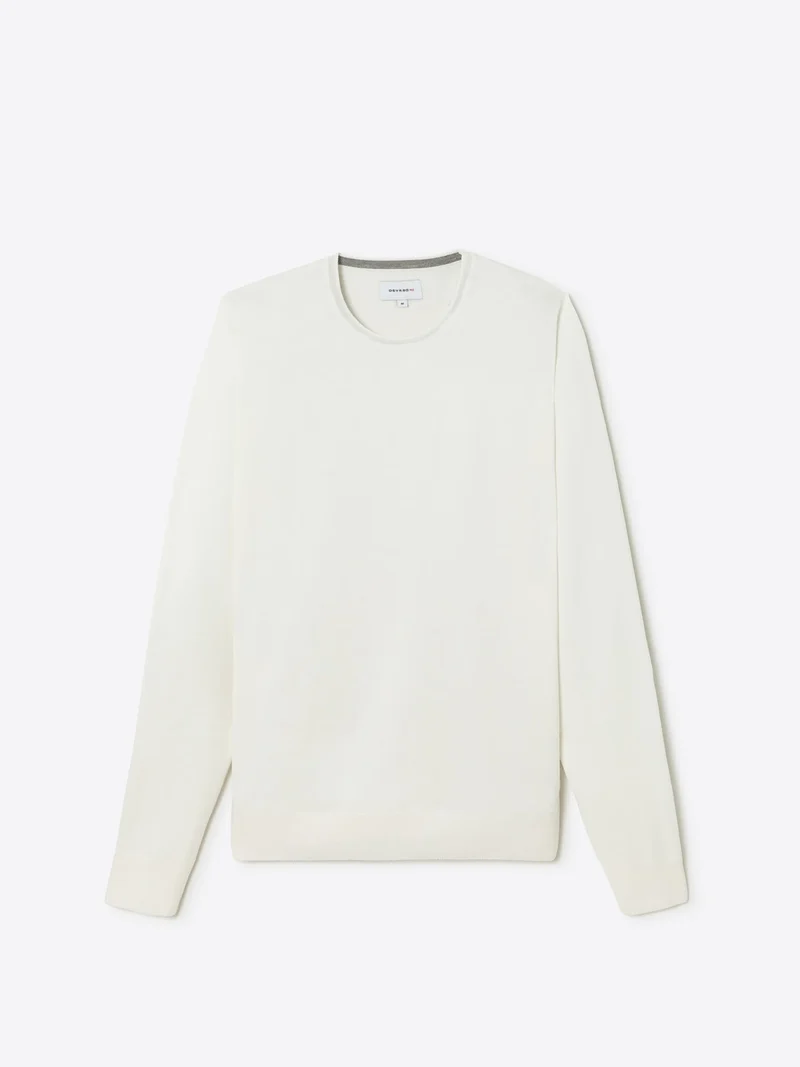 Pull à col rond 100% viscose certifiée