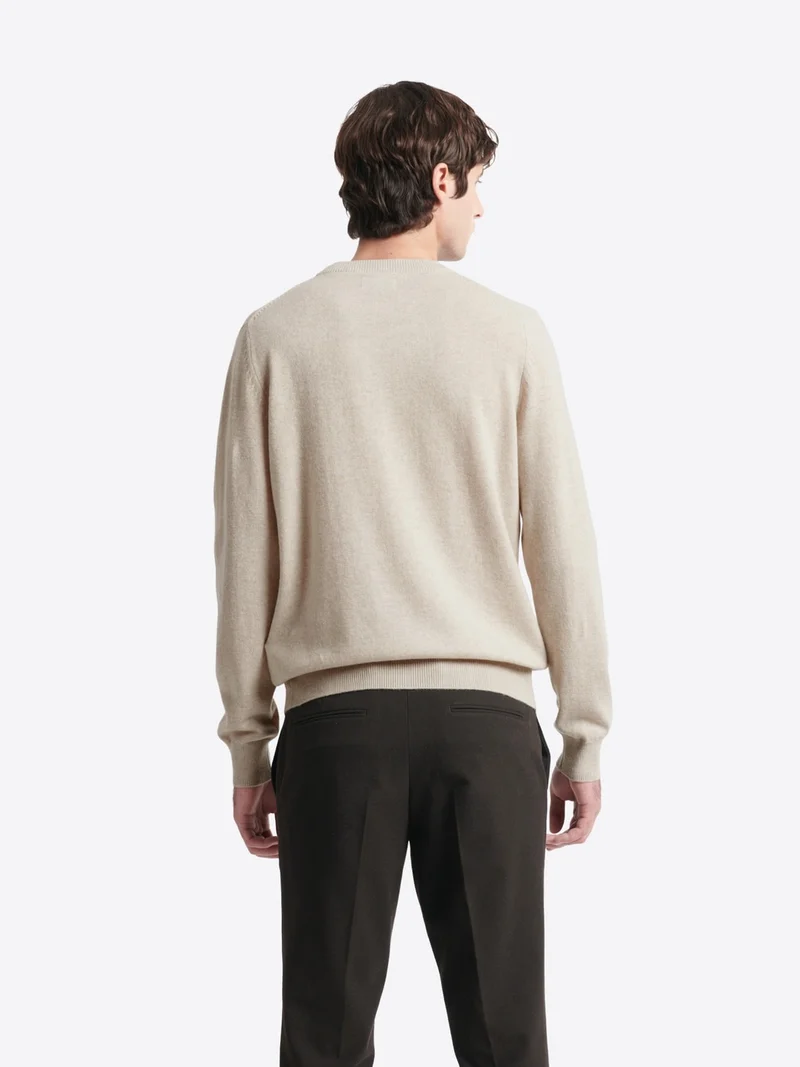 Pull col rond en cachemire