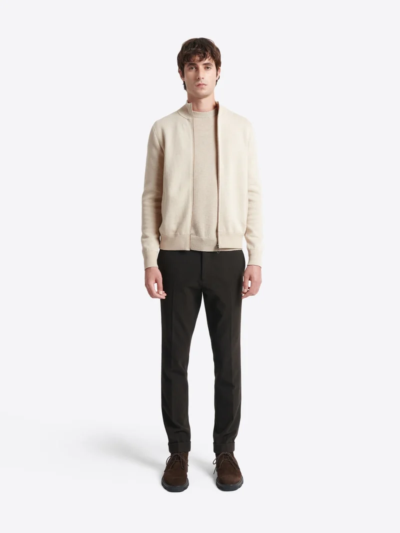 Pull col rond en cachemire