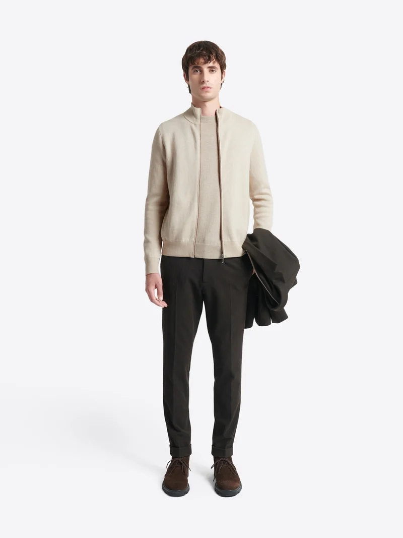 Pull col rond en cachemire