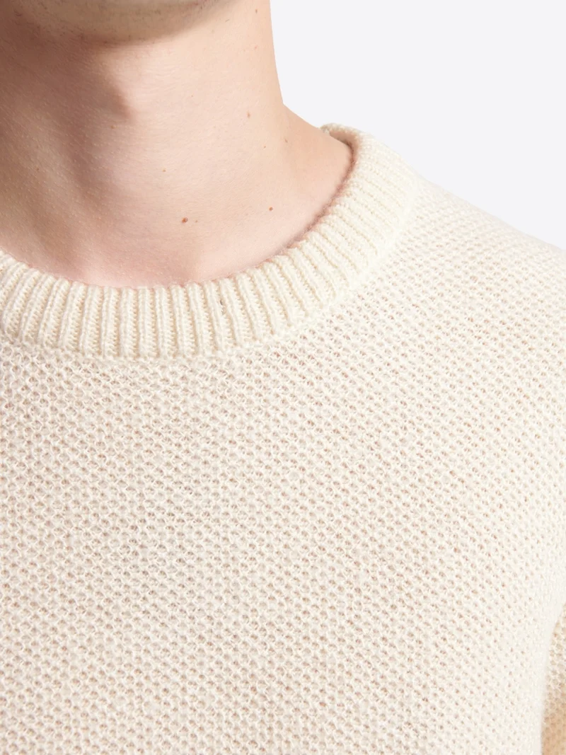 Pull col rond en coton
