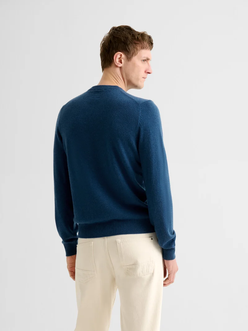Pull col rond en cachemire