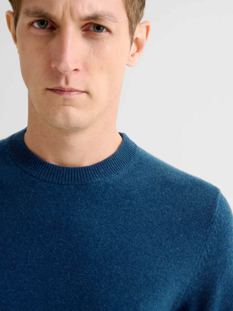 Pull col rond en cachemire