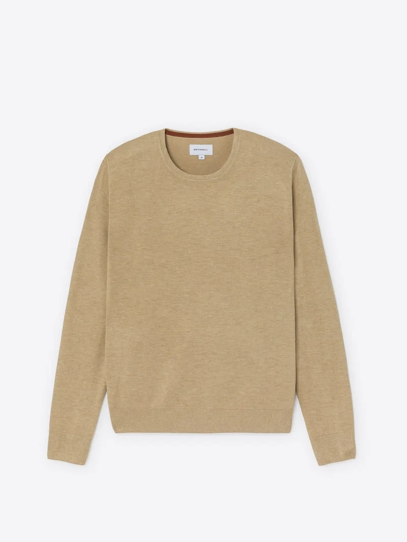 Pull col rond en viscose certifiée