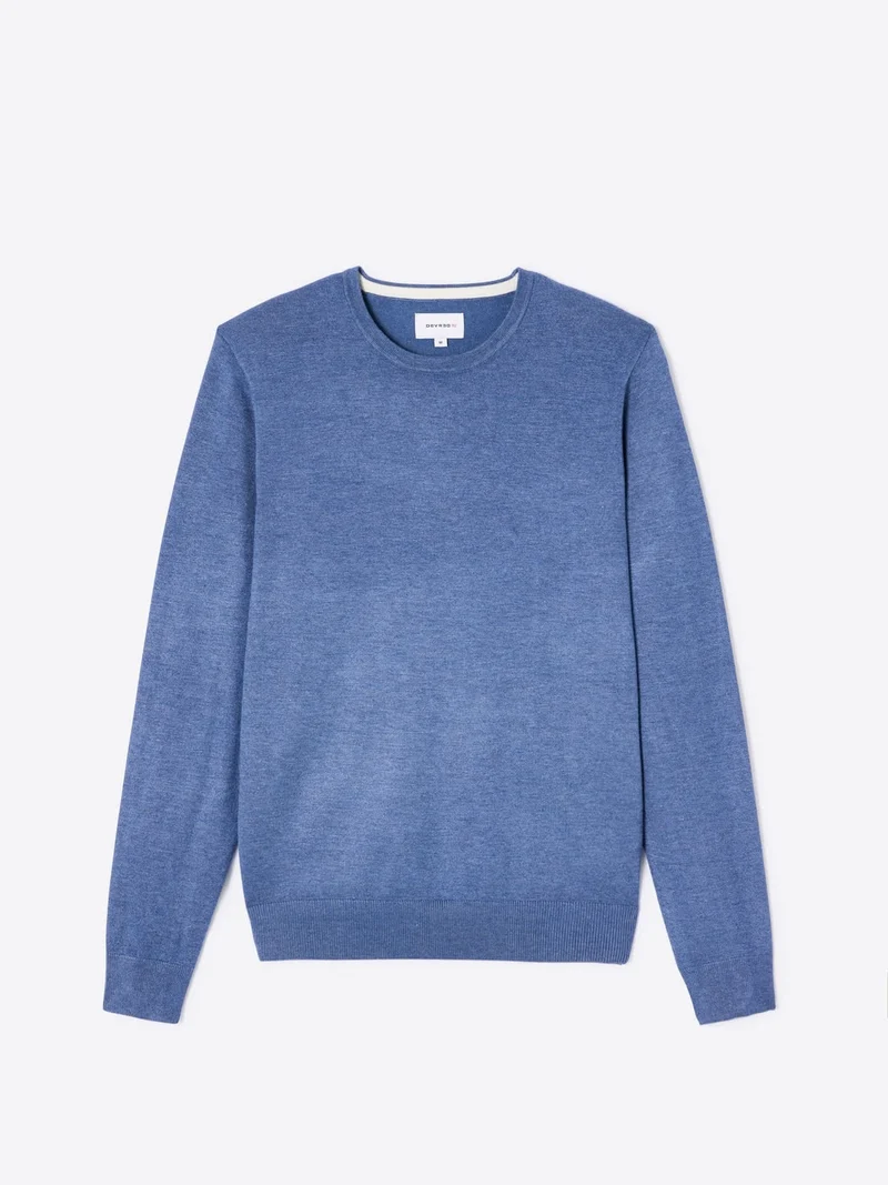 Pull col rond en viscose certifiée