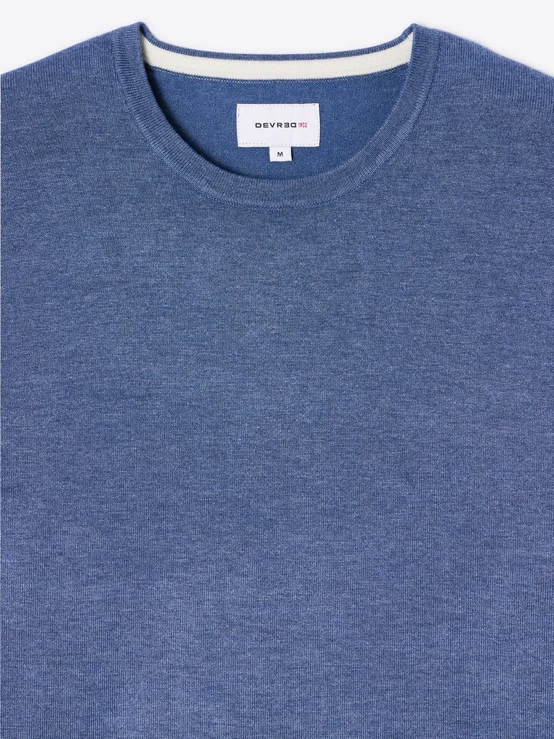 Pull col rond en viscose certifiée