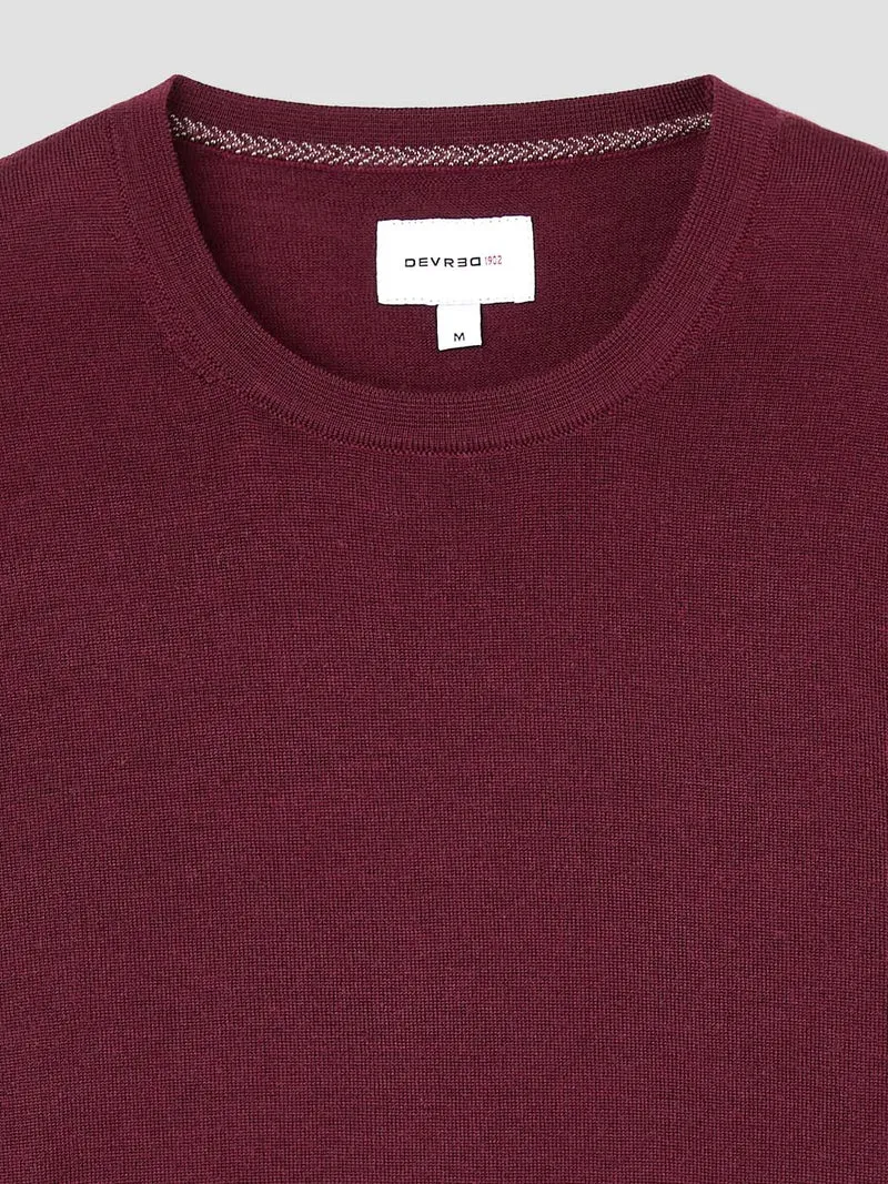 Pull col rond en laine Mérinos