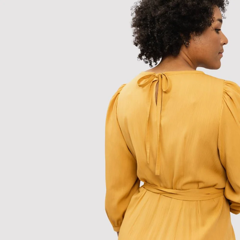 PATRON DE COUTURE PDF | Robe portefeuille, robe chasuble et blouse Lilja | Named Clothing