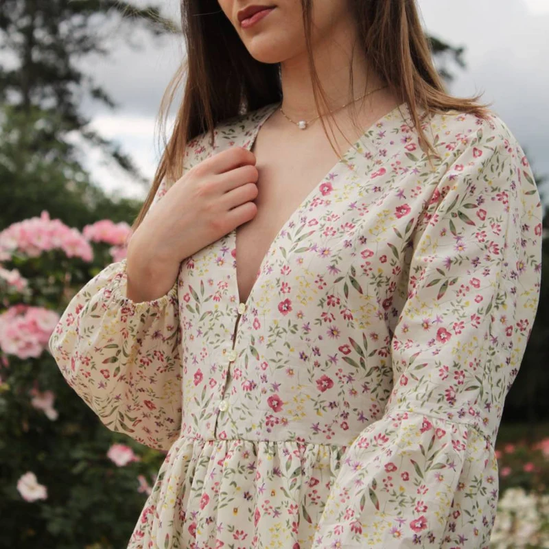 PATRON DE COUTURE PDF | Robe Méline | Cha’Coud | FRANÇAIS SEULEMENT