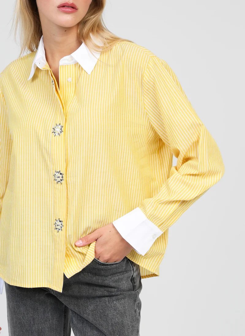 CHEMISE SYLANA jaune