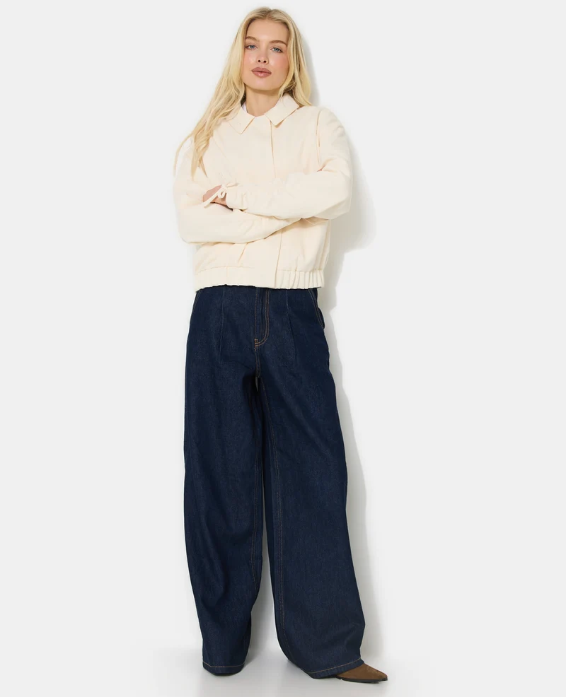 Veste légère en tissu texturé
