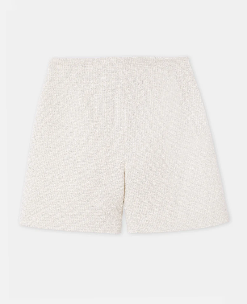 Short en tweed avec lurex