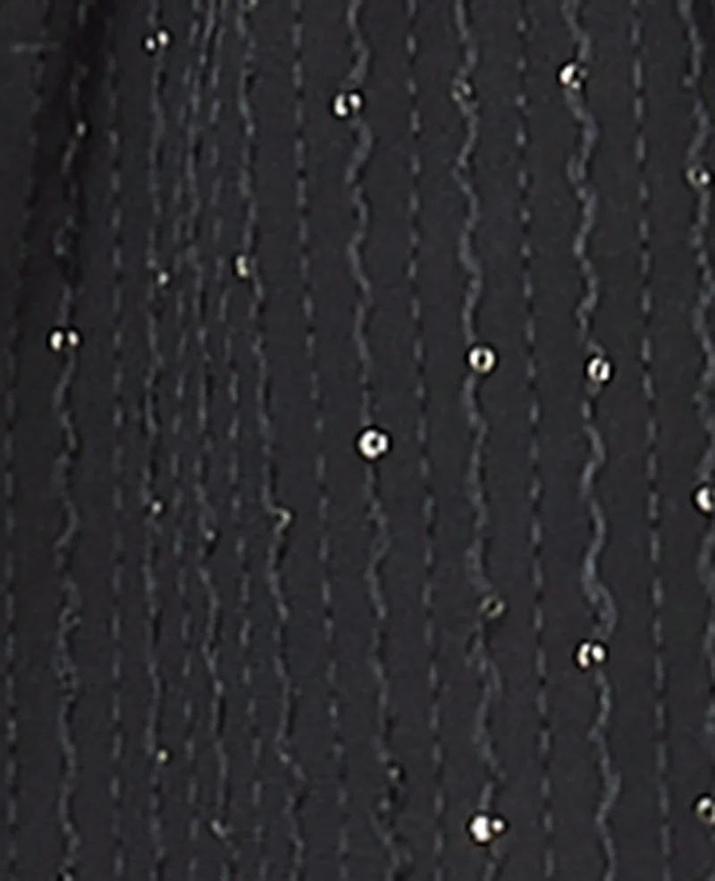 Top à bretelles avec volants et mini sequins
