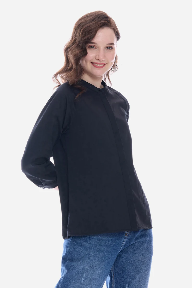 Olmen|100% Cotton 3/4Th Raglan Sleeve Shirt