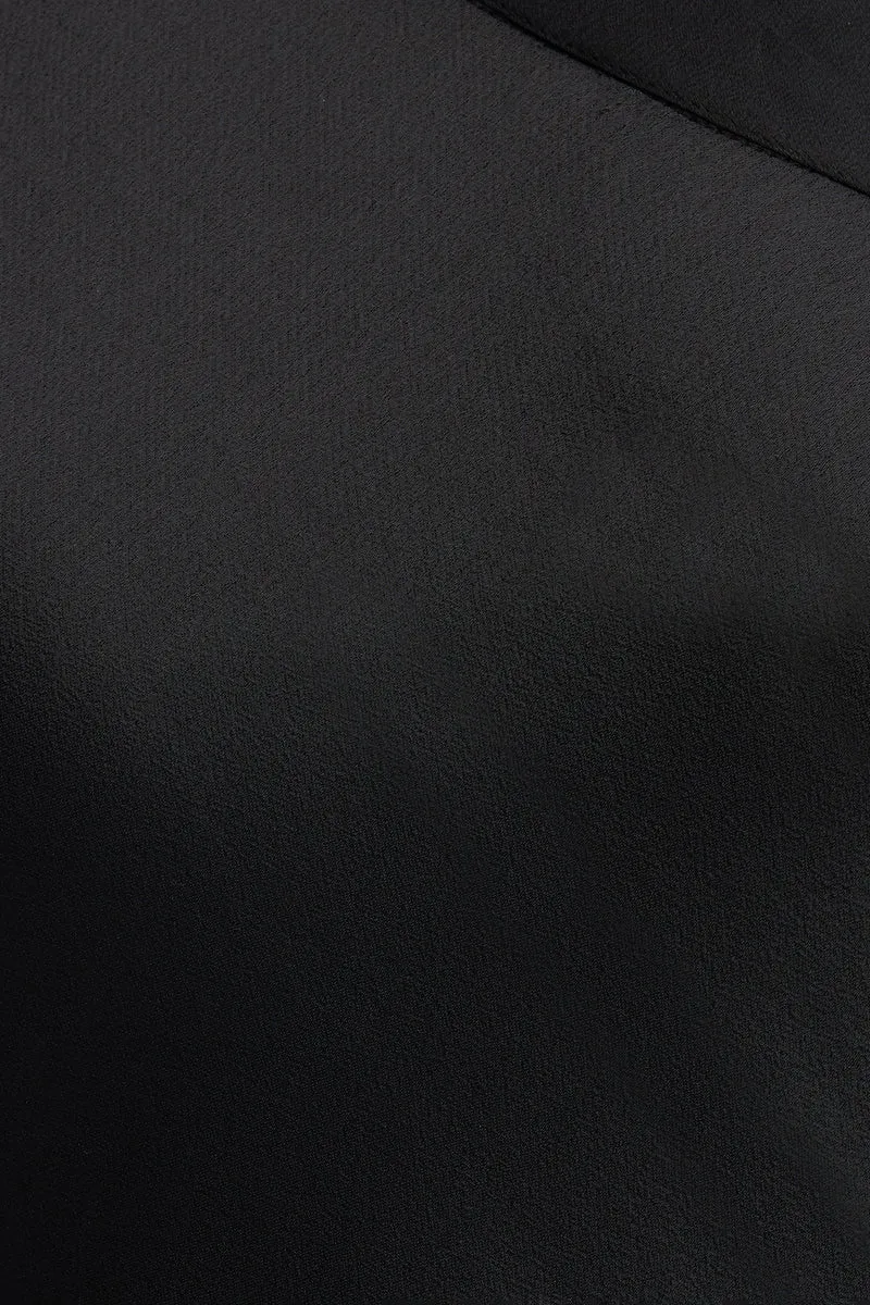 Elinae|Rescued Polyester Halter Neck Slim Dress