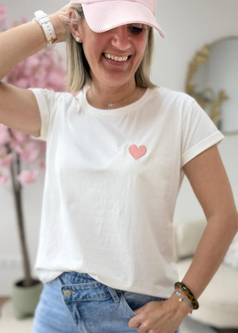 Tee shirt Aude rose
