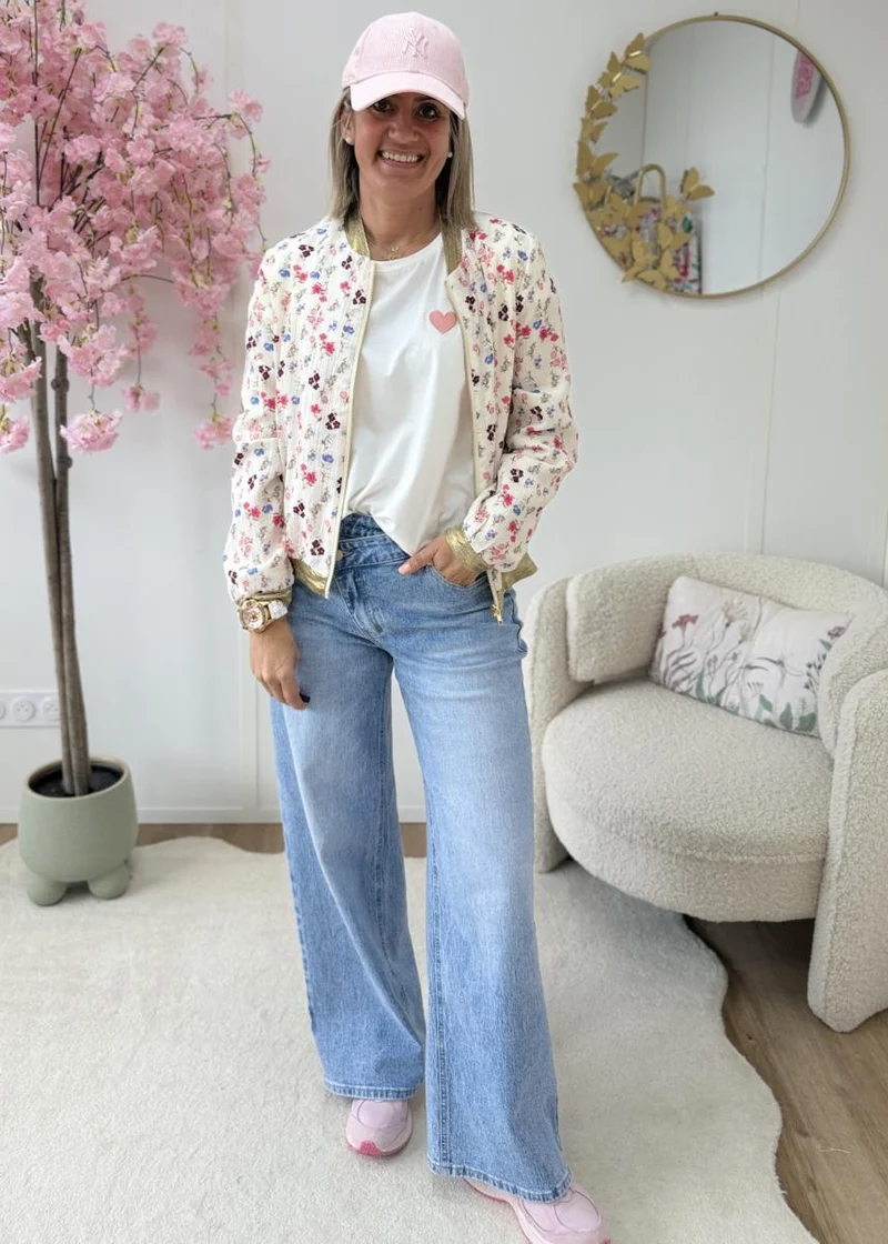 Tee shirt Aude rose