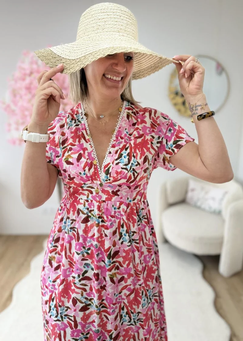 Robe Oceane fushia