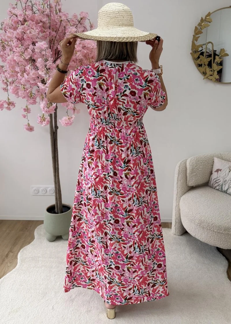 Robe Oceane fushia