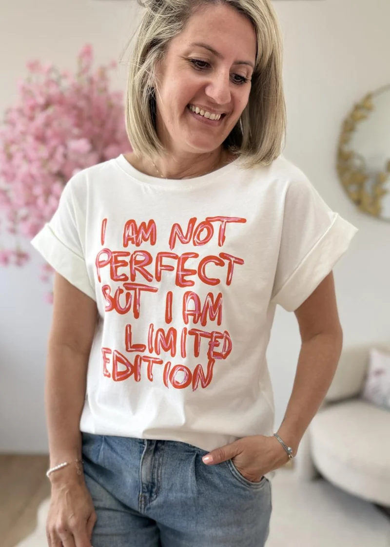 T shirt i m not perfect