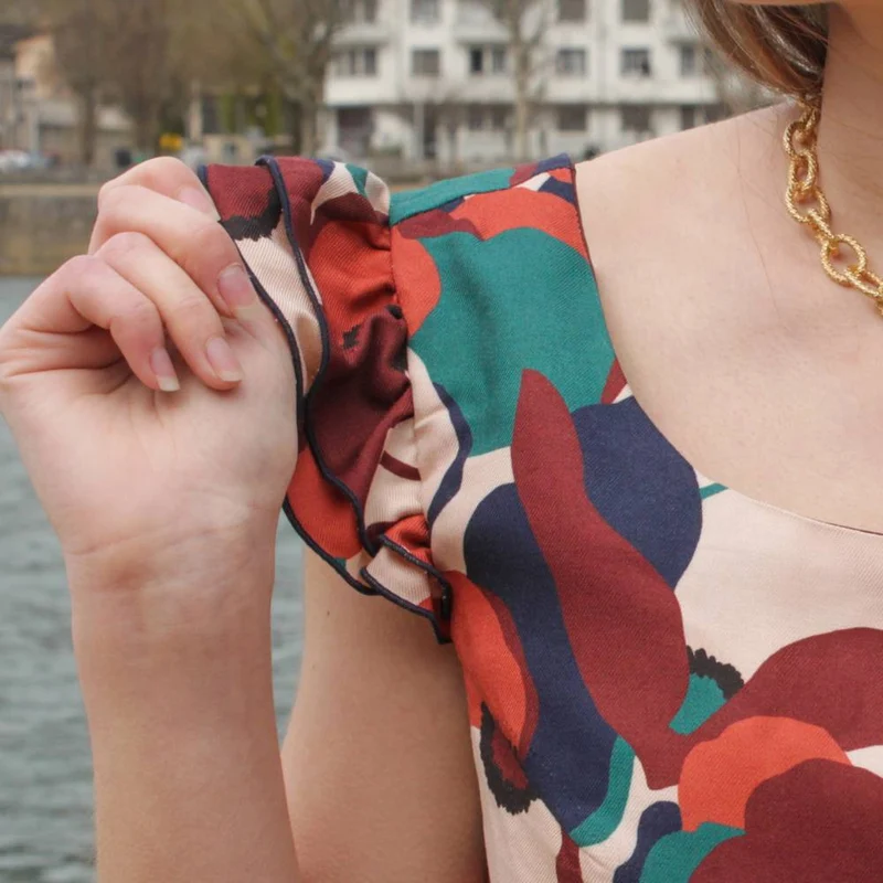 PATRON DE COUTURE PDF | Haut Solène | Cha’Coud | BILINGUE (FR/EN)
