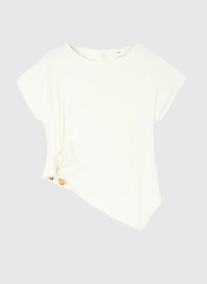 TOP KOLINA blanc casse