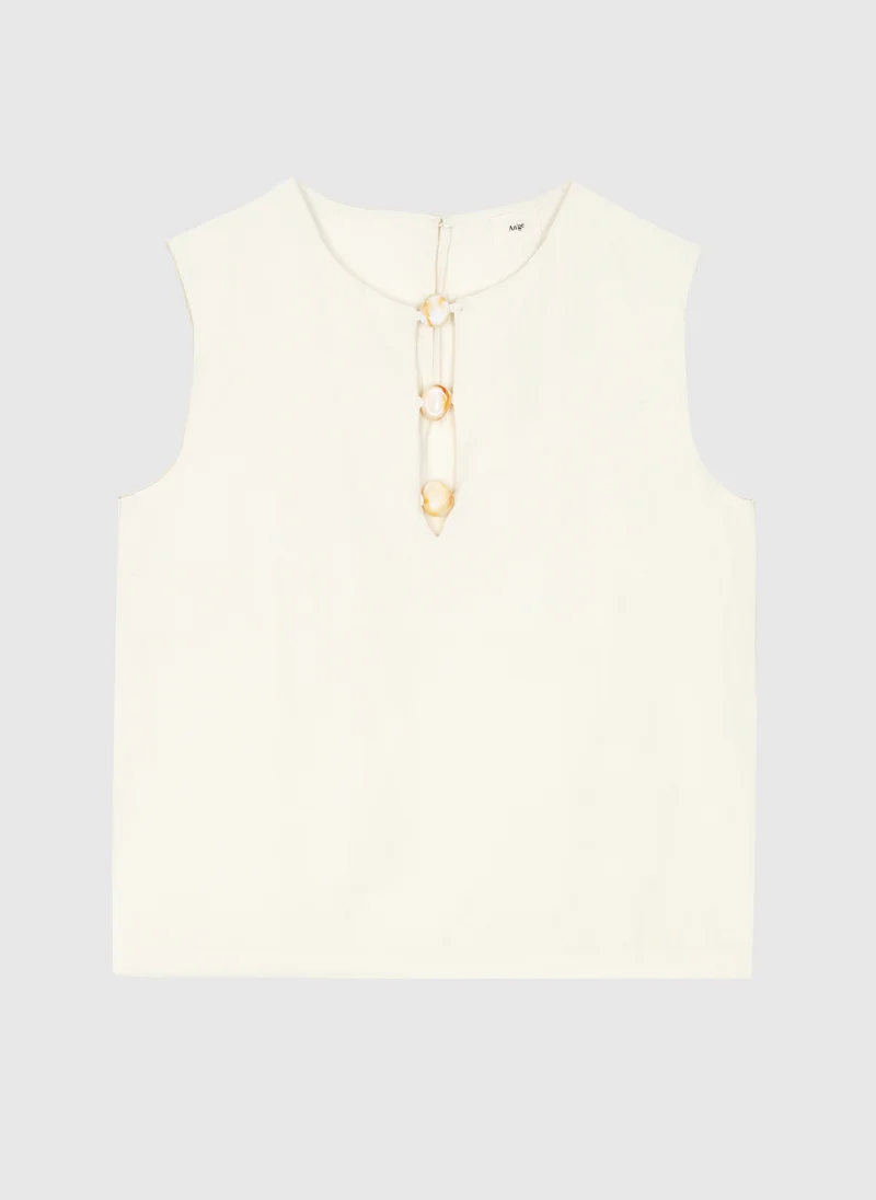 DEBARDEUR KOBA blanc casse