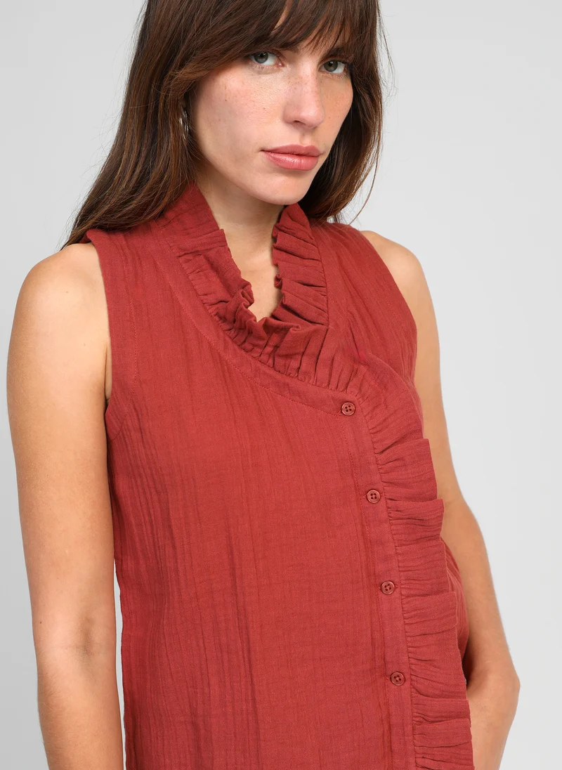 CHEMISE SILOE chocolat