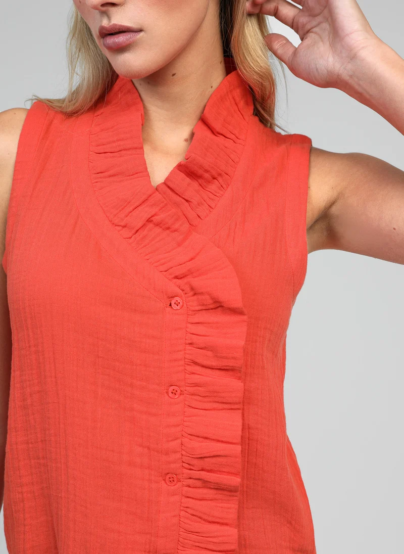 CHEMISE SILOE orange