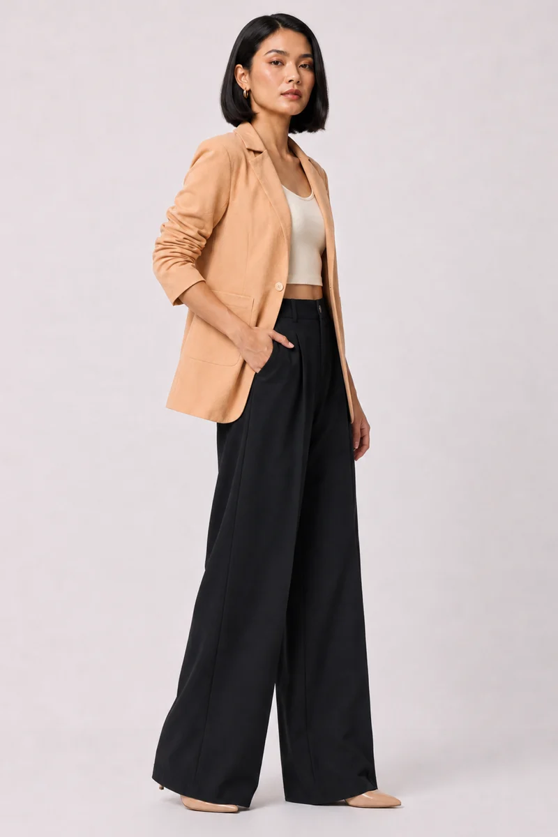 Tripti Blazer|100% Cotton Blazer Front Patch Pockets