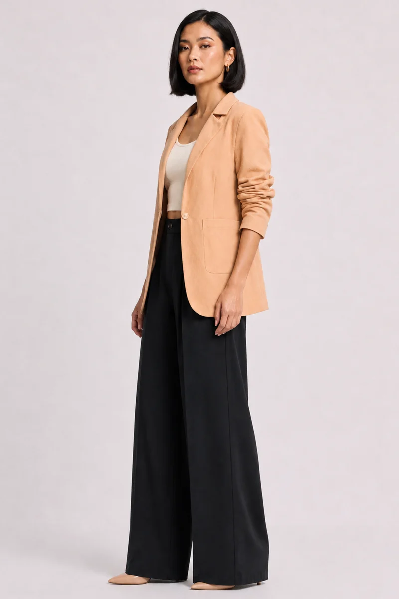 Tripti Blazer|100% Cotton Blazer Front Patch Pockets