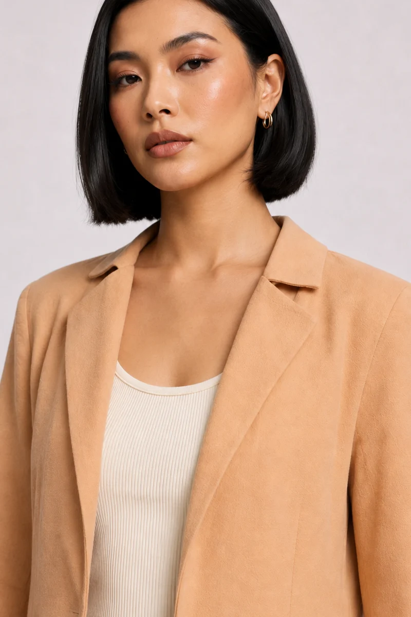 Tripti Blazer|100% Cotton Blazer Front Patch Pockets