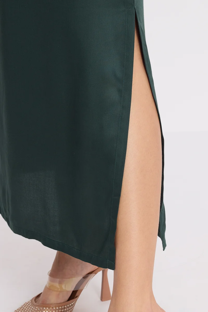 Hina|100% Viscose One Shoulder Cowl Bodycon Dress