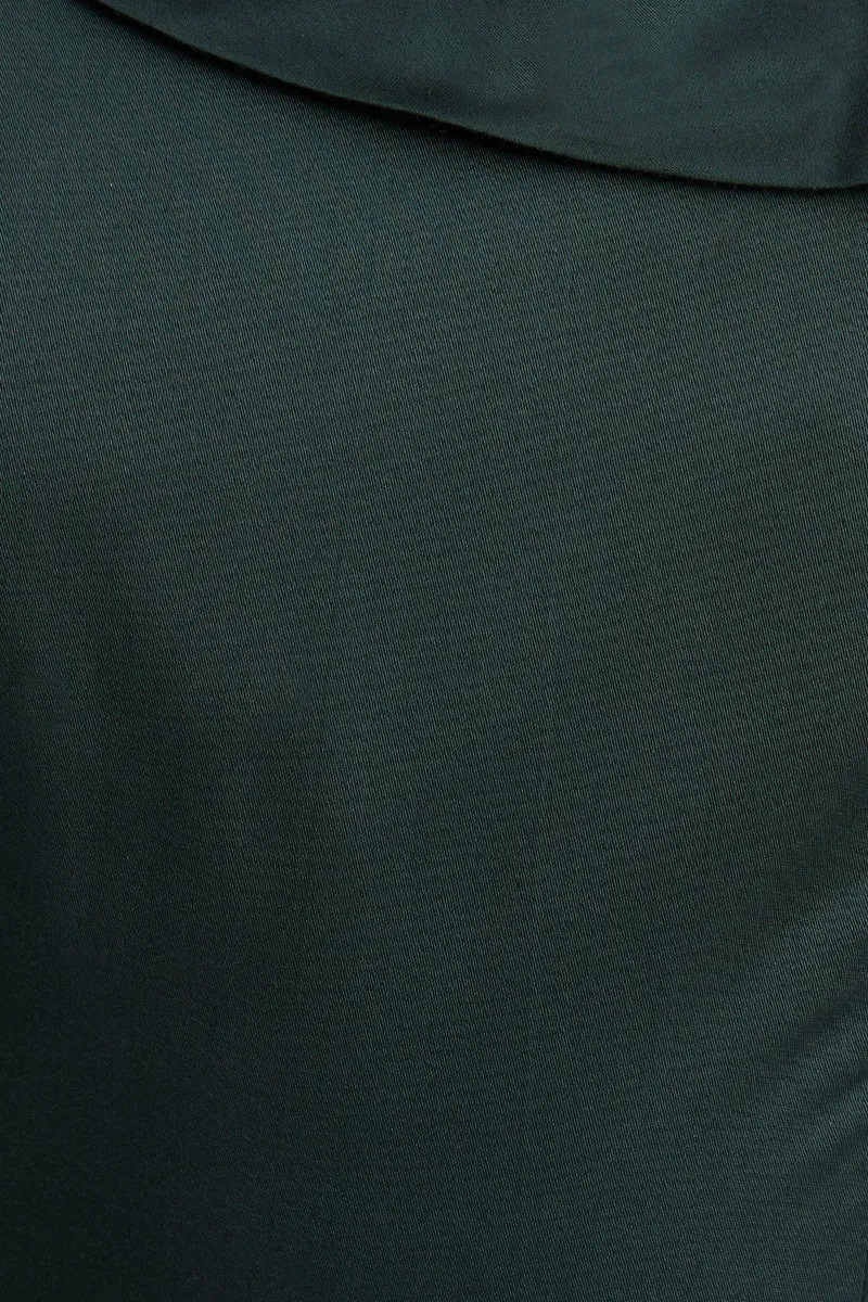 Hina|100% Viscose One Shoulder Cowl Bodycon Dress