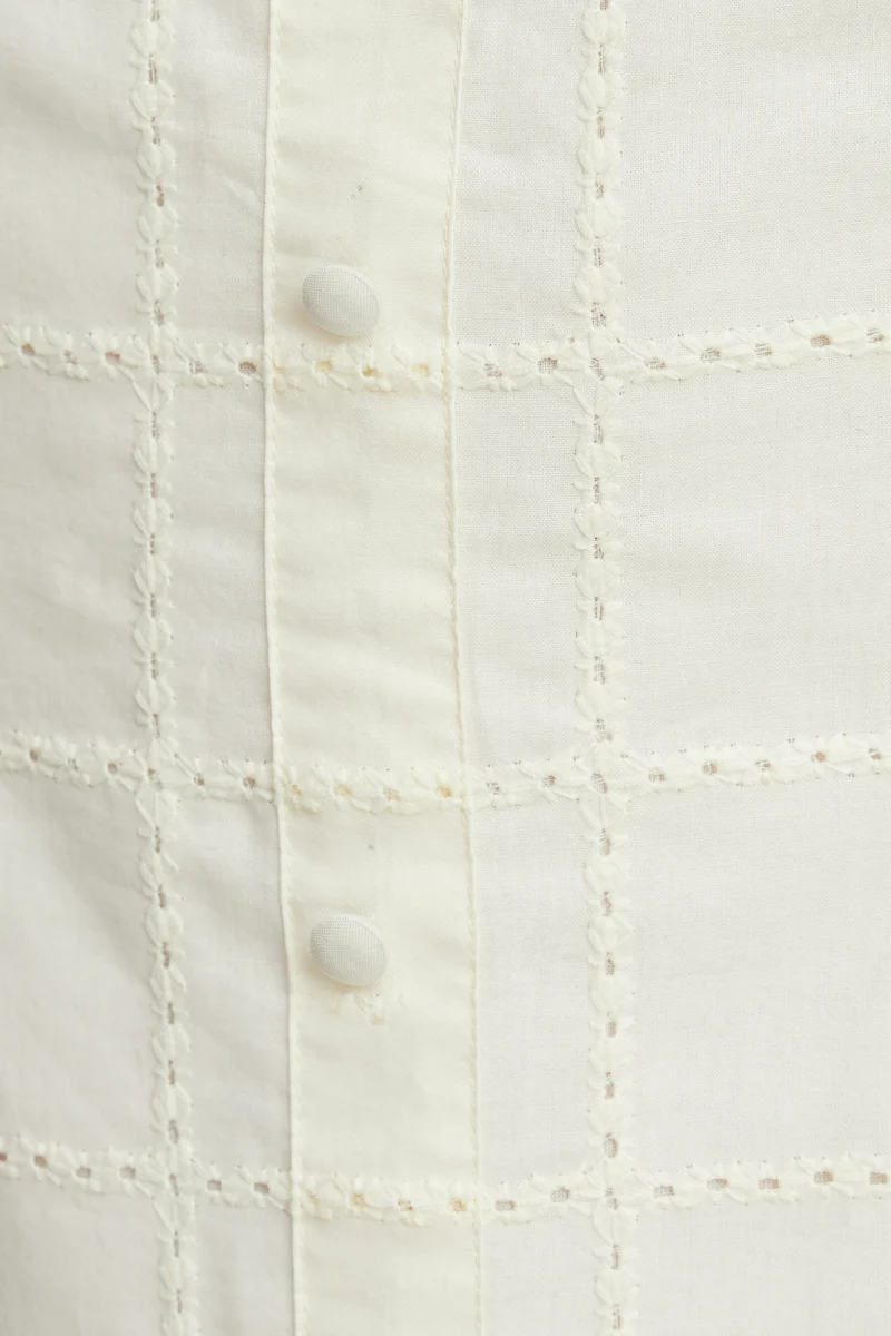 Tobden|100% Viscose Strap Embroidered Dress