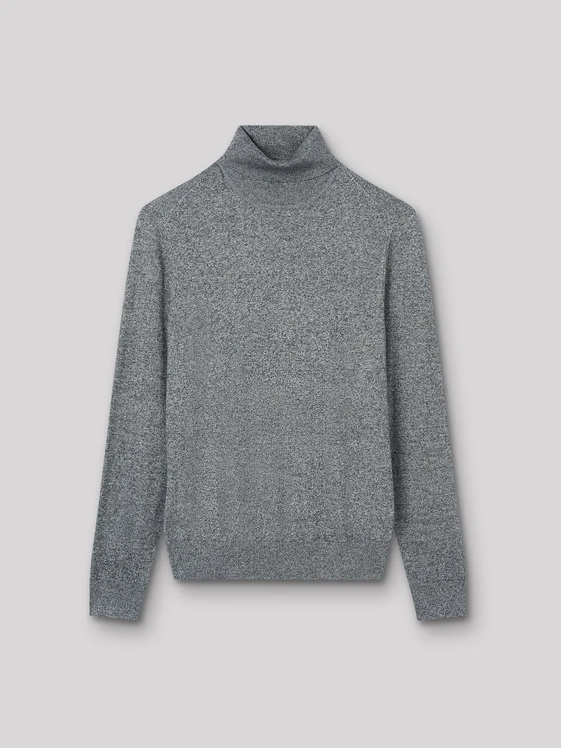 Pull col roulé en viscose certifiée