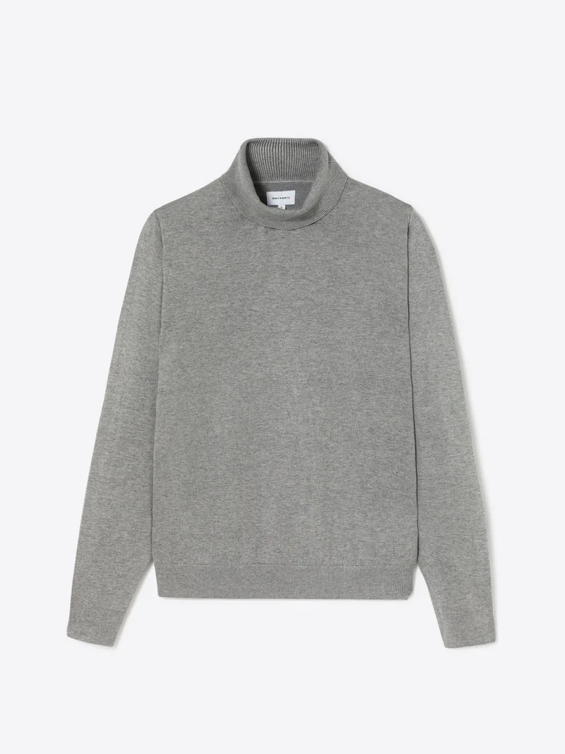 Pull à col roulé en viscose certifiée