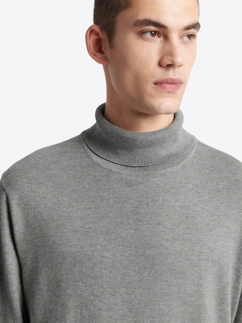 Pull à col roulé en viscose certifiée