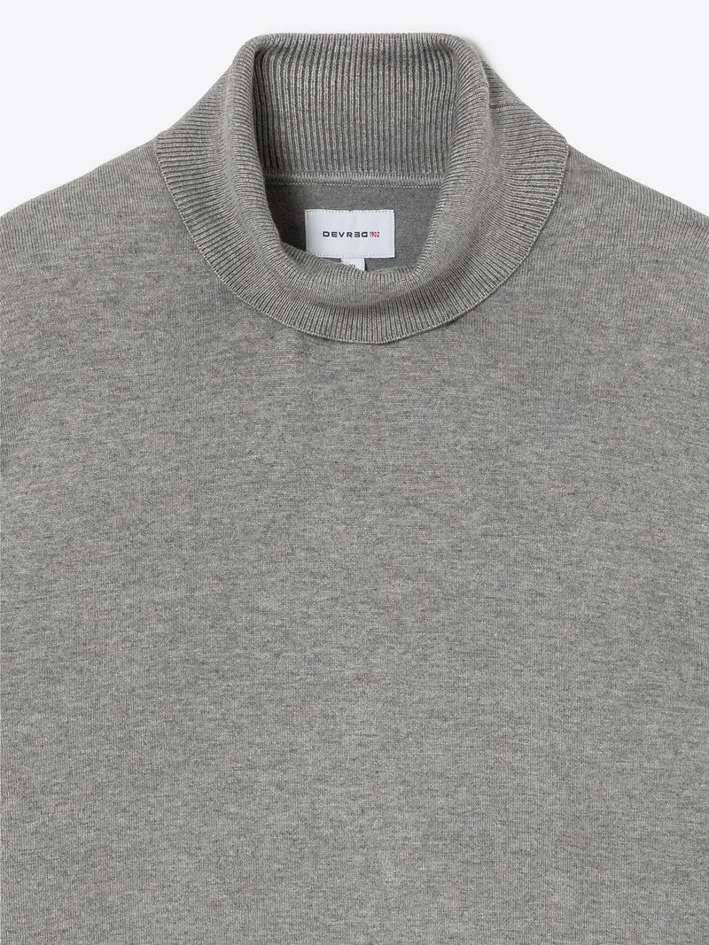 Pull à col roulé en viscose certifiée
